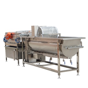 Machine à laver automatique de légumes et de fruits Machine alimentaire de légumes à courant de Foucault - Product Image 5
