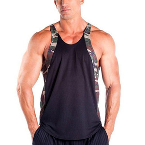 Camiseta sin mangas con músculos Vintage con estilo para entrenamientos de gimnasio Sun Faded Fitness Workout Singlet Knitted Active Wear Ejercicio Casual - Product Image 1