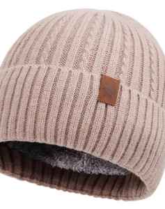 Cable de 1 pieza-Gorro de invierno para mujeres y hombres-Ajuste elástico, gorro unisex suave y cálido, lavable a mano para clima frío - Product Image 3
