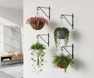 Jardinière murale pour la décoration du jardin et du balcon, élégant porte-plantes d'intérieur et d'extérieur, style moderne pour la maison et affichage vertical - Product Image 6