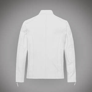 Veste en cuir blanc OEM, veste en cuir PU grande taille, veste en simili cuir pour homme, vestes pour hommes - Product Image 2