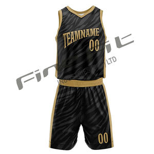 Ensemble d'uniformes de basket-ball design personnalisé pour hommes coupe confortable meilleur prix vente en gros de shorts en jersey pour adultes vêtements de sport pour les sports d'été - Product Image 1
