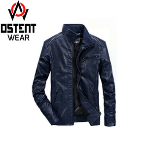Vestes en cuir pour hommes de qualité supérieure, sur mesure, vente en gros, mode de rue, couleur noire, col montant, fermeture éclair - Product Image 4
