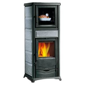 Poêle à bois Rossella Plus 9,4 kW avec four 165 cm, modèle Petra 5 étoiles 3009910 - Product Image 1