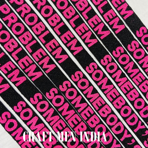 Nuevo estilo, accesorios para bolso de mujer, correas de puerta con cuentas bordadas de leopardo, correa cruzada rosa y blanca, cinturones de Metal de lona - Product Image 3