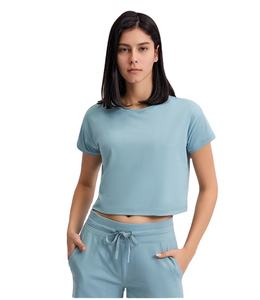 Camisetas cortas de verano de alta calidad, 180 gramos, algodón, lisas, cuello redondo, ropa informal, camisetas cortas. - Product Image 2