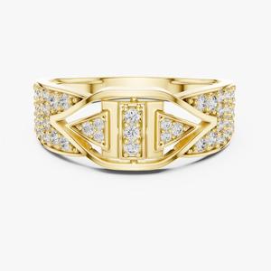 Wholesale Fancy Round Diamond <b>Ring</b> <b>for</b> <b>Men</b> IGI Certified Lab Grown <b>Stone</b> Luxury Engagement Wedding Jewelry - Product Image 6