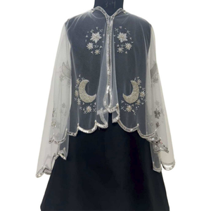 ราคาต่ําชุดสองชิ้นลูกปัดและเลื่อมปักเสื้อคลุมพร้อมชุดสาว A-Line สําหรับสาวมุสลิมโดยผู้ส่งออก - Product Image 3