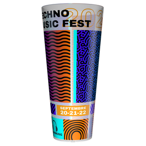 Tazza Personalizzata 50-60 cl Ecologica Senza BPA in Plastica Riutilizzabile Senza Quantità Minima Prodotta in Francia - Product Image 2