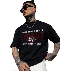Camiseta de Mezclilla con Estampado de Leopardo para Hombre, Diseño Nuevo, Alta Calidad, Logotipo Personalizado, 100% Algodón, en Venta - Product Image 1