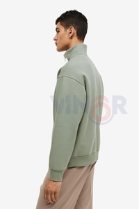 2025 nueva y elegante ropa de invierno para hombre, sudadera con media cremallera/Sudadera ligera de moda con media cremallera para hombre, OEM personalizado - Product Image 4