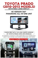 Radio Multimedia con Pantalla Android 15, Carplay Inalámbrico, GPS Integrado y Asistencia de Reversa para Prado 2010-2013, Venta al Por Mayor
