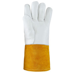 Hot Selling Cowhide Leather Working Gloves Custom Design High Demand for Stick and MIG Welding <b>Application</b> Welding Gloves - Product Image 2