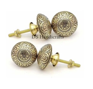 Nuevo Pomo de puerta chapado en oro de alta calidad duradero para el uso de apertura de puerta de restaurante de hotel en casa en precio barato al por mayor. - Product Image 6