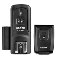 Ensemble émetteur + récepteur Godox CT-16 à déclenchement de flash (noir)