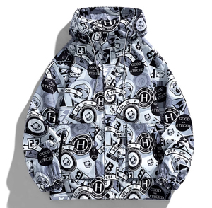 Sudadera con capucha con gráfico de invierno personalizada unisex Streetwear chaqueta con capucha ropa de abrigo de invierno de moda - Product Image 2