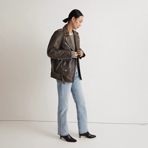 Chaquetas de Cuero Genuino para Mujer, Talla Grande, Impermeables, Transpirables, Resistentes al Viento, Personalizables, Venta al Por Mayor - Product Image 4