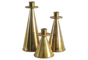 Bougeoir moderne en métal géométrique or rose avec cheminée en verre pour centre de table de mariage et décoration de maison de luxe - Product Image 5