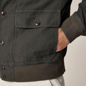 Veste ajustée homme automne-hiver en coton peigné 100% de haute qualité, personnalisable avec logo, vêtement d'extérieur de luxe vintage coupe-vent et respirant - Product Image 5