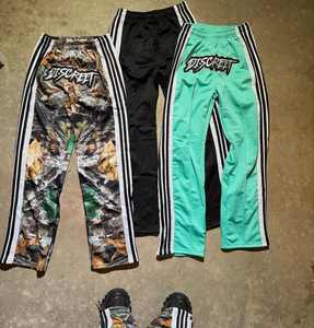 Wholesale <b>Womens</b> Casual Oversized <b>Trousers</b> 100% Cotton <b>Baggy</b> Flared Sweatpants Custom Logo Embroidery Wide Leg Jogger for Winter - Product Image 4