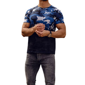 Camiseta personalizada de alta calidad con estampado de algodón y poliéster, Camiseta con estampado por sublimación, diseños de camiseta por sublimación para hombre - Product Image 2