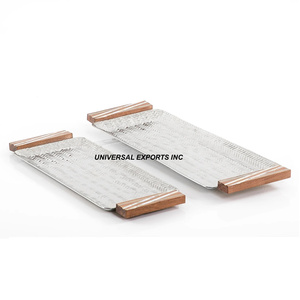 ชุดถาดโลหะช็อคโกแลตตกแต่งหรูหราสามชิ้นถาดเสิร์ฟช็อคโกแลตทำมือปรับขนาดได้เอง - Product Image 6