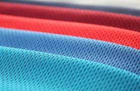 Stretched White %100 Polyester Quality Colors Bird Eye Fabric Quick Drying Clothing Sports Wear Eyelet Knitting Soccer Uniform - Product Image 3