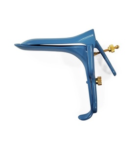 Spéculum Vaginal chirurgical à revêtement bleu, utilisé pour l'examen de gynécologie, petit, moyen et grand - Product Image 6