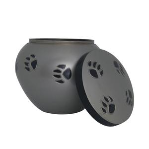 Urne en aluminium pour animaux de compagnie avec étiquetage privé, parfaite pour garder les cendres d'animaux en sécurité tout en ajoutant de la beauté aux espaces commémoratifs - Product Image 2