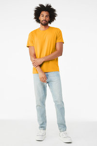 Pour le prochain niveau T-shirt unisexe à col rond ajusté de qualité supérieure motif 3D imprimé graphique personnalisé Tri-Blend pour hommes et femmes - Product Image 4