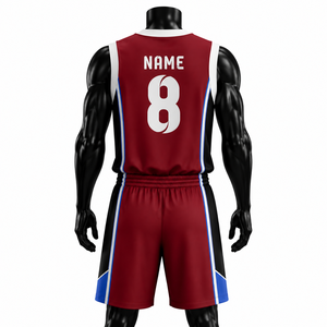 Conjunto de Uniforme de Baloncesto Personalizado para Hombre, Uniforme Deportivo de Baloncesto, Fabricante OEM ODM - Product Image 2