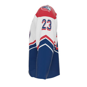 Sweat-shirts d'équipe de hockey en polyester, maillot de hockey vierge, achat en gros, maillot de hockey sur glace vierge personnalisé - Product Image 4