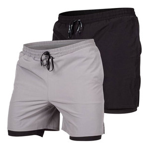 Pantalones de Compresión para Gimnasio, Entrenamiento, Running, Deportes, Fitness, Shorts con Forro para Hombre - Product Image 4