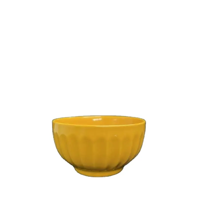 Keramiknapf orange Farbe h 7 cm × D 13 cm SV001 Puffco Keramiknapf Großhandel Geschirr Made in Vietnam