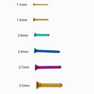 Veterinair Orthopedische Dierenarts Chirurgische Alpen Zelftappende Corticale Borgschroef Roestvrijstalen Chirurgische Veterinaire Schroef - Product Image 2
