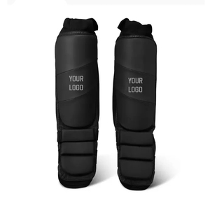 Venta al por mayor de espinilleras cálidas artes marciales Kick Boxing Taekwondo Instep Guards MMA Espuma Espinilleras con función de protección - Product Image 4