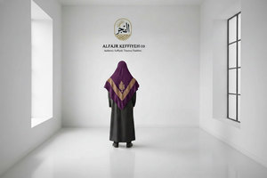 Muslim Kashmiri Gold Shemagh-High Quality Lightweight Breathable Durable Scarf for All Seasons - Product Image 3