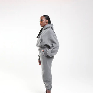 Chándales de invierno XXL Unisex con logotipo personalizado OEM, pantalones de chándal transpirables de talla grande para mujer, forro polar de secado rápido, precio al por mayor, gran oferta - Product Image 3