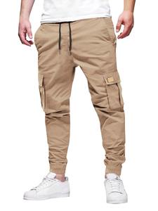 New Cargo <b>Pants</b> <b>Men's</b> Loose Casual Clothing Solid Gray Multi -function <b>Work</b> Wears <b>Black</b> Joggers Cotton Casual Male <b>Pants</b> 2026 - Product Image 6