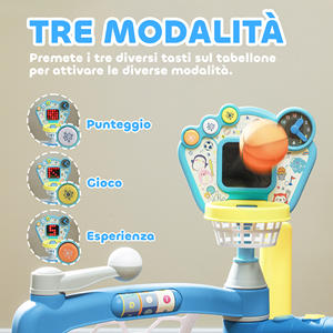 AIYAPLAY Juego Infantil 5 en 1 para Fútbol, Baloncesto, Golf, Béisbol y Bolos, en PP y ABS, 88,6x38. 7x60,4-68 cm - Product Image 5