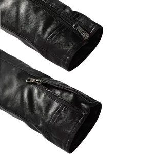 Nuevo Diseño Precio de Mayoreo Chaqueta de Cuero para Hombre, Nueva Moda, Chaqueta de Cuero Gruesa de Invierno para Hombre - Product Image 3