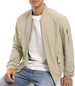 Chaqueta bomber informal que ofrece un calor ligero, un diseño relajado y una apariencia limpia, adecuada para el uso diario y para combinar con otras prendas. - Product Image 5