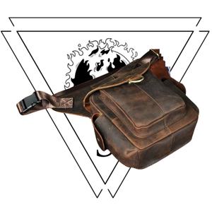 Utilitaire Drop Leg Ceinture en cuir Pochette de cuisse Holster Hip Sling Bum Bag Pack Idées cadeaux LLB-0073F - Product Image 6