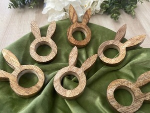 Ronds de serviette en bois ovales produits les plus vendus anneau de serviette en bois personnalisé vaisselle produit antique pour la maison - Product Image 5