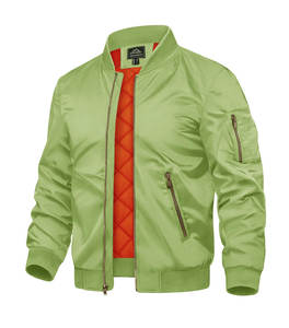 Chaqueta Bomber de Primera Calidad para Hombre, Cierre de Cremallera, Estilo Formal, Camuflaje Pakistaní, Ajuste Holgado, Resistente al Viento e Impermeable, Talla XS para Primavera - Product Image 3