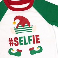 Ensemble de pyjama décontracté pour la famille Elf, motif rayé vert, pour papa, maman et bébé, fournisseur OEM fabriqué au Cambodge