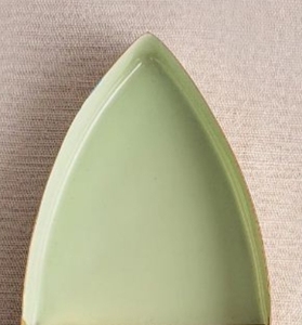 Meilleure vente deux tons formes ovales plateau de service plateau de nourriture en métal pour mariage fête noël - Product Image 3