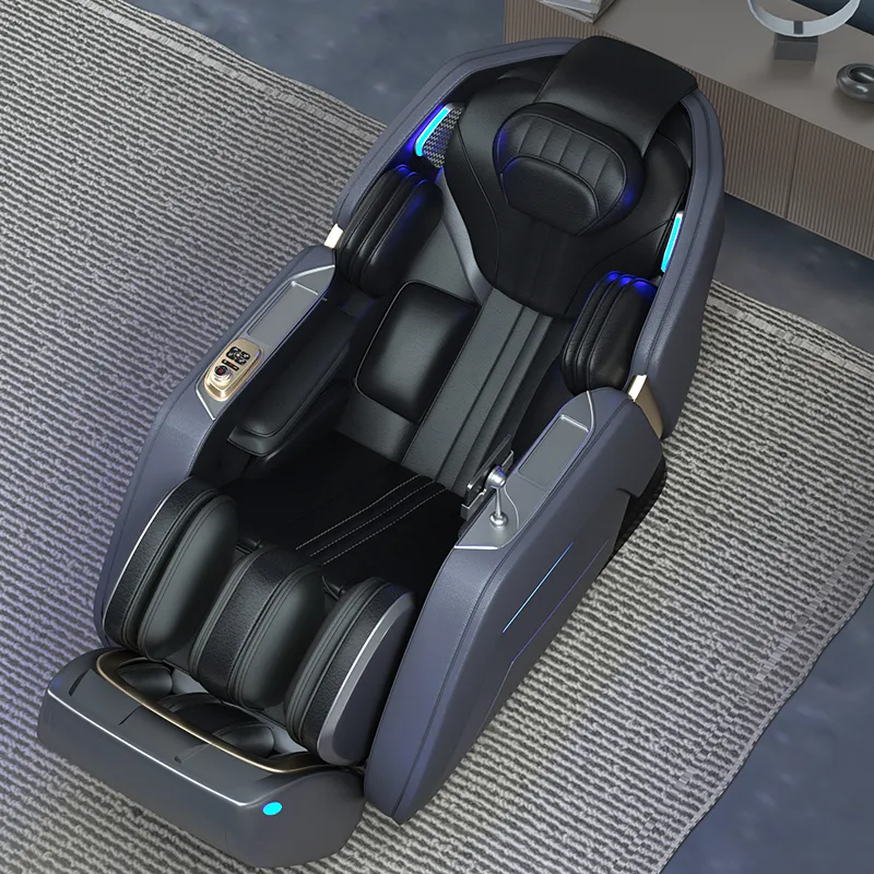 2023 électrique zéro gravité corps complet Shiatsu chaise de Massage chauffage et pied rouleau masseur inclinable