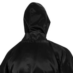 Vestido de boxeo profesional de cuerpo entero con capucha a la venta - Product Image 6