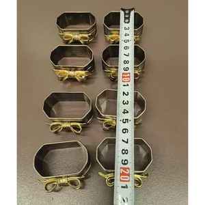 Ronds de serviette, ronds de serviette en rotin, ronds de serviette en osier, décor de table - Product Image 1